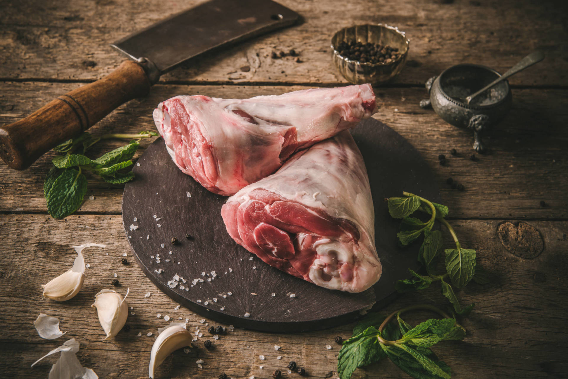 Premium British Lamb shoulder joints supplied to butchers from Pickstock Foods